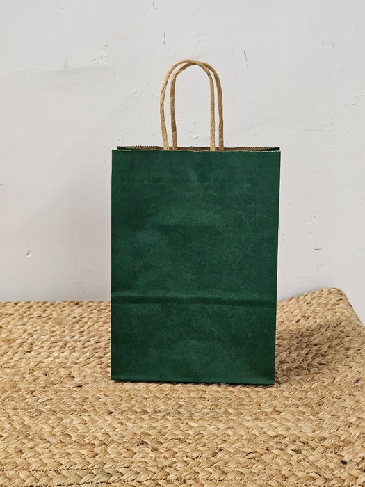 Samll Size Premium Paper Gift Bag with Handle | Return Gift, Shopping & Packaging Bag | Available in Red, White, Black, Green & Brown