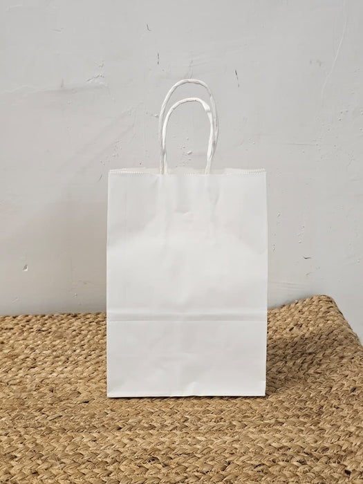 Samll Size Premium Paper Gift Bag with Handle | Return Gift, Shopping & Packaging Bag | Available in Red, White, Black, Green & Brown
