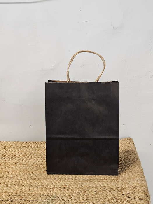 Medium Size Multipurpose Paper Bags with Handles for Shopping, Gift Packaging, Boutique Packaging, Wedding Return Gifts & Festive Gifting – 5 Colours
