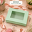 Paper Mailer Box with Window | Premium Gift & Bakery Packaging Box | Available in Peach & Mint Green L6 × H8.5 × W2 Inch