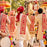 (1 Pcs )Designer Red Traditional Khes | Embroidered Wedding & Festive Khes | Traditional Shagun & Pooja Khes