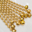 (Design No.15) Premium Golden Bead Side Door Hanging | 31.5 Inch Decorative Hanging | Elegant Home & Festive Décor