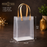Small size (19.5 X 8.5 X 14.5 CM )Translucent Bags Goodie Bags With Handle Gift bag, hamper bag, Carry Bags, shopping gift bag, gift for Gifting, Presents, Return Gifts, Birthday, Party, Festivals