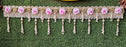 (Design No.4) Premium Floral Designer Door Hanging Toran 4blob:https://web.whatsapp.com/b2c3522e-3691-4d46-b364-694f61fe44412 Inch | Pink Rose & Pearl Embellished Bandhanwar | Elegant Festive Door Decor