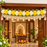 (Design No.18) Yellow & Off-White Floral Toran | Elegant Pearl & Golden Lace Door Hanging Decoration | Festive, Wedding & Pooja Décor