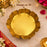 (Design No.35) Golden Scalloped Metal Plate | 4.5 Inch Decorative Tray for Diya, Pooja & Home Décor