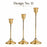 (Design No.11) Luxury Metal Candle Stand Set – Elegant Table Centerpiece Holders for Wedding & Home Décor
