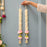 (Design No.4) Elegant White & Pink Flower Hanging for Home & Festive Decor | 24 Inch Artificial Floral Toran with Pearl Tassels | Door, Wall, Pooja & Wedding Decoration