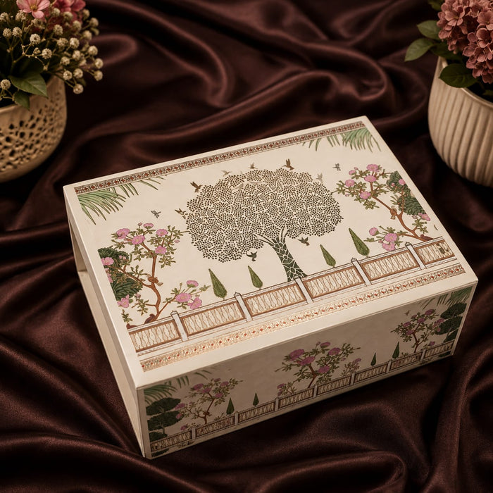 Premium Foldable Rigid Magnetic Box | Elegant Traditional Design for Luxury Gifting & Hamper Packing Premium Foldable Multipurpose Gift Box – 6 Elegant Designs |