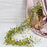 Lines Artificial Hanging Flowers Yellow Wall Hanging, for Wall Home Porch Garden Balcony Resturant Cafes Office Wedding Outside (104 cm Height) (Yellow-Green)