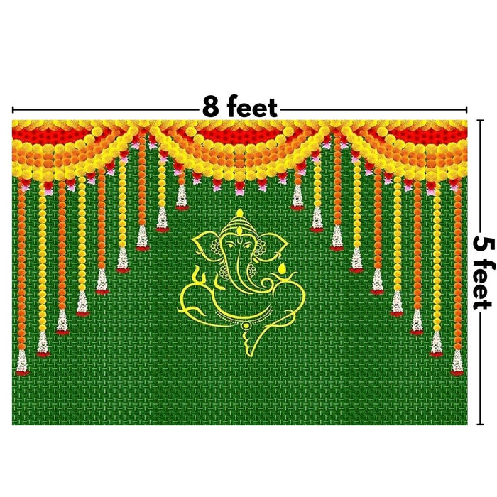 1 pcs Beautiful  Backdrop  for Religious Celebrations,Wedding Marriage Decore,Diwali Home Pooja – Perfect Décor (Design-4)