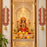 Traditional Embellished Door Hanging with Bell (2pcs) | Red & Golden Decorative| 16 × 5.5 Inch Wall Hanging