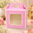 Small Size Gift Hamper Box with Transparent Window | 8 × 8 × 4 Inch | Reusable Gift & Hamper Packaging Box