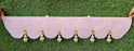 (Design No.9) Premium Embroidered Traditional Toran with Golden Latkan | 38 Inch Red Door Hanging | Festive Home Décor