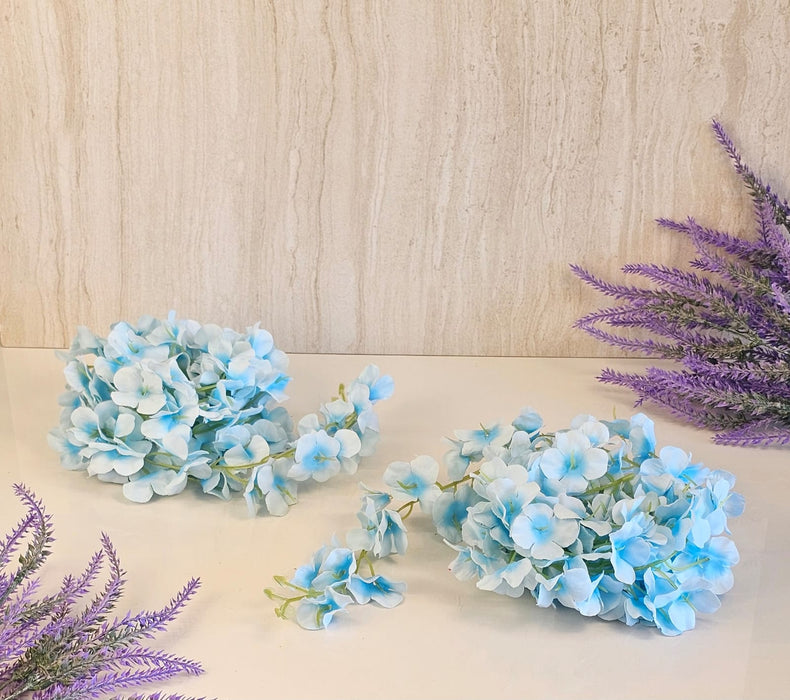 6 Lines Single Layer Petals Artificial Wisteria Flower Line Garlands, Wall Hanging decorative String Lines items for Anniversary Decoration, Home Decor, Pooja, Diwali Functions (Pack of 1)