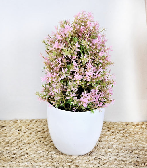 Artificial Bonsai Flower Tree with Pot for Home Decor, Room Decorations, Living Room Table Decoration Plants and Craft Items Corner