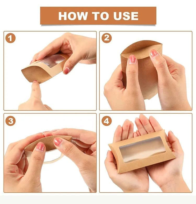 Brown Decorative Folding Paper Gift Boxes For Gifting Chocolates, Dryfruits Items - Fancy Decorative packaging In Marriage Pooja Function Packing (Brown) (12.5 cm)