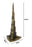 1 Pc Dubai United Arab Emirates Burj Khalifa Metal Showpiece Antique Statue for Room, Office, Decorative Showpeice for Home, Desk Decor, Table Stand (Metal)