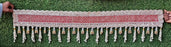 (Design No.1) Premium Designer Door Hanging Toran | Pearl & Stone Embellished Decorative Bandhanwar | Red & Gold Festive Door Decor