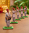Ganpati Decoration & Festive Decor  Cutout  Set with stand Ganpati decoration Mini Table Top Decor for ganpati festive , Mandir, Pooja & Festival Decoration