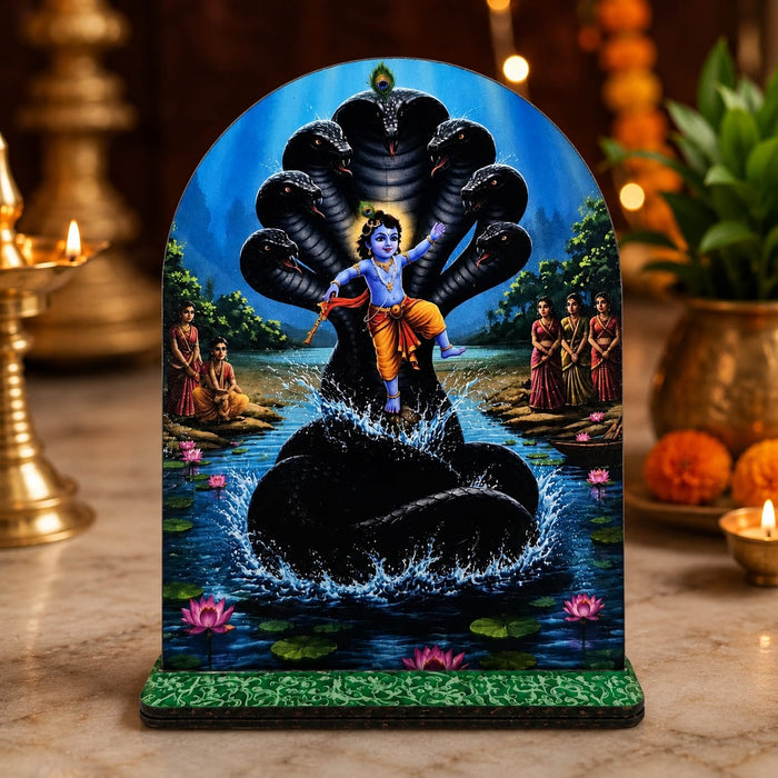 13 Pcs Krishna Leela Jhankhi with Stand | Janmashtami Decoration Set | Lord Krishna Leela Cutouts for Home, Mandir & Jhankhi Decor JSK