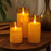 Flameless Led Tea Light Piller Candle for Home Decoration (small, medium, large)