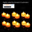 Acrylic Flameless And Smokeless Decorative Candles Led Tea Light Candle Perfect For Gifting (Yellow, 2 Cm)                                         *BEST SELLER*