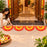MDF 3D Marigold  Rangoli | Orange & Yellow Floral Decoration | 13.5 × 6.5 Inch | Diwali, Pooja & Festive Decor