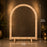 Premium Foldable Mandap / Makhar / Wooden Backdrop Stand | Available in Round, Hexagon & Arch Shapes | Elegant Event Decoration Frame