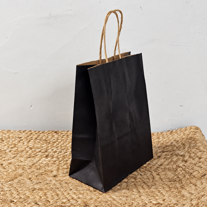 Samll Size Premium Paper Gift Bag with Handle | Return Gift, Shopping & Packaging Bag | Available in Red, White, Black, Green & Brown