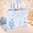 Floral PVC Gift Bags 13x10x4 inch (medium )