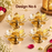 (Design No.6) Candle Holder metal Lotus Tealight holder Metal Stand for Wedding Give Aways Home Decor Candle Holder Diwali decoreSet.