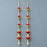 (Design No.7) Elegant Red Rose & Pearl Hanging for Home & Festive Decor | 34 Inch Artificial Floral Hanging with Golden Vase Detailing & Pearl Tassels | Door, Wall, Pooja & Wedding Decoration