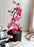 1 Pc Artificial Blossom Flower Stick with Plastic Pot Flower Pot for Home Decor, Living Room, Gifting, Table Top, Showpiece, Balcony, Raksha Bandhan Gifting(Pack of 1)(with Pot)