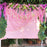 12 Pcs (43.2 inch) Artificial Wisteria Vine Ratta Fake Wisteria Hanging Garland Silk Long Hanging Bush Flowers String for Home Decor,Valentine's Day Decoration(Pack of 12, Light Pink)