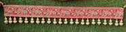 (Design No.10)🐘 Elegant Elephant Embroidered Toran | Traditional Door Hanging for Diwali & Home Decor , festival decor