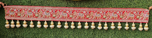 (Design No.10)🐘 1 Pcs  Elegant Elephant Embroidered Toran | Traditional Door Hanging for Diwali & Home Decor , festival decor