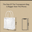 Small Transparent PVC Plastic Bag Goodie Bags With Handle Gift bag, Carry Bags, gift bag, gift for Gifting, Return Gifts, Birthday, Wedding, Party, Festivals, Events(Small)(16 x 15 x 7 cm)