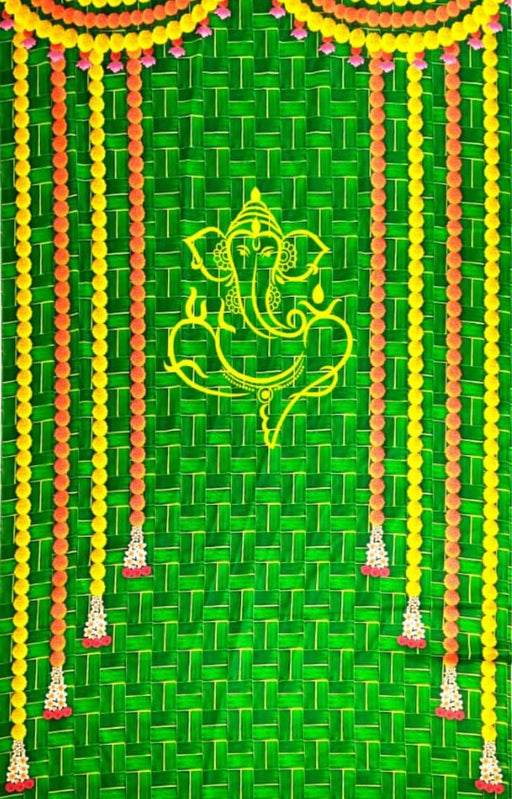 1 pcs Beautiful Backdrop  for Religious Celebrations,Diwali Home Pooja – Perfect Décor (Design-2)(Vertical )