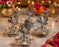 Metal Peacock Diya Urli – Traditional 5-Wick Decorative Oil Lamp for Pooja, Diwali & Home Décor | 5 Inch Height x 4 Inch Length