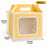 Small Size Gift Hamper Box with Transparent Window | 8 × 8 × 4 Inch | Reusable Gift & Hamper Packaging Box