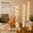 (DESIGN NO.7) 1 pcs Flower String Lights 3 Meter | 10 Flower Line Decorative LED Fairy Lights | Floral Hanging Lights for Home, Balcony & Festive Decoration