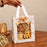 Premium Marble Print Paper Gift Bag with Window | 20 × 15 × 10 CM | Elegant Hamper & Return Gift Bag