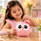1 Piece Ceramic pink Owl Design Gullak : Piggy Bank for Rupees Savings - Coin Storage Tip Box Ideal for Kids and Adults - Money Kilona Pikibank ATM Coinbox Gulak (Pack of 1) (Pink)