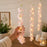(DESIGN NO.7) 1 pcs Flower String Lights 3 Meter | 10 Flower Line Decorative LED Fairy Lights | Floral Hanging Lights for Home, Balcony & Festive Decoration