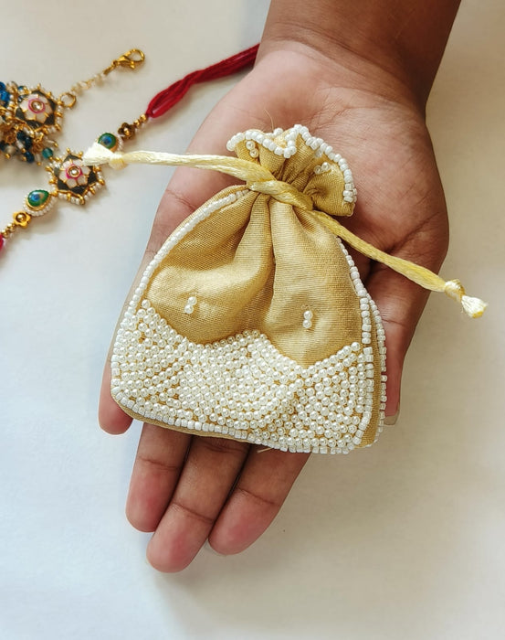 Small mini Jute Potli Bags Coin Pouch for Marriage, Return, Birthday Gifting | Handmade Bags for functions, Rakhi,Raksha bandhan,Gifts Packing, jewellery, Sweets, Dry fruits, chocolate, Party.
