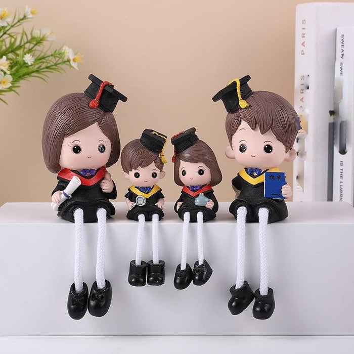 Hanging Legs Cute Boy and Girl Home Decor Showpiece – Elegant Hanging Leg Design for Decorative Room Enhancement