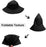 3 pcs Random Any colour Stylish Reversible Adjustable Hat cap with Strap for Men & Women, Trendy Sun Protection Cap for Outdoor, Travel, and Beach, Comfortable & Lightweight Headwear for All Seasons, Uttrayan.