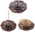 Lotus Flower Design Agarbatti Stand Incense Holder Ash Catcher Metal for Pooja, Office, Mandir,Shree Holi Pooja, Wedding & Many More Spiritual Events, Insence Burner (Bronze 2)