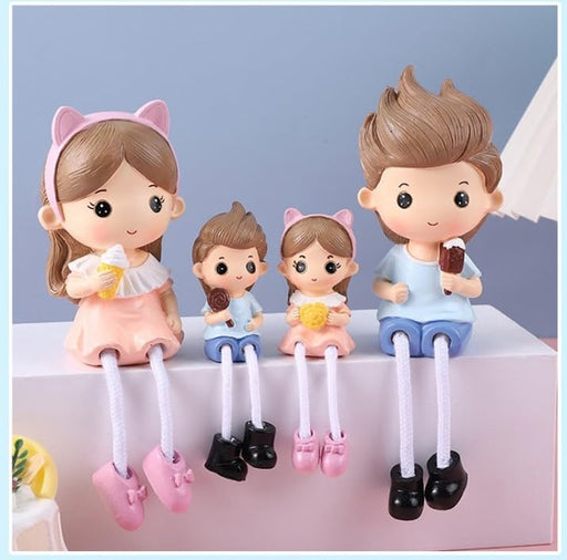 4 pcs Hanging Legs Cute Boy and Girl Home Decor Showpiece – Elegant Hanging Leg Design for Decorative Room Enhancement